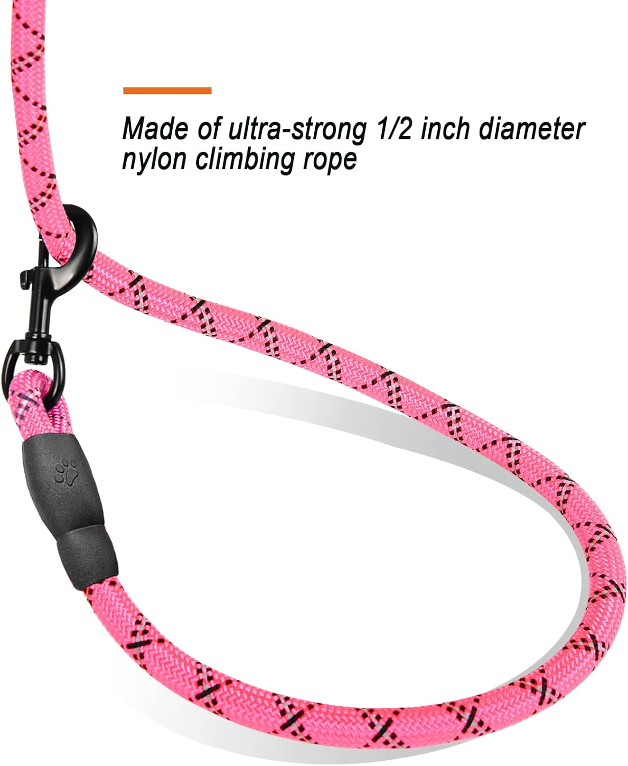 Heavy Duty Reflective Dog Leash 5FT Padded Handle Walking Training