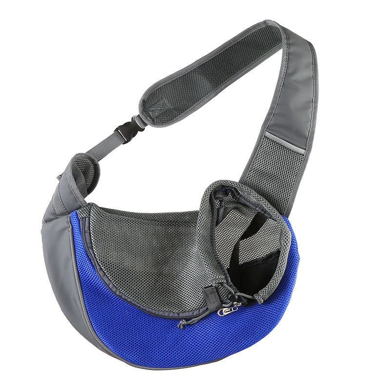 Mesh Oxford Pet Carrier Sling Bag for Dogs and Cats