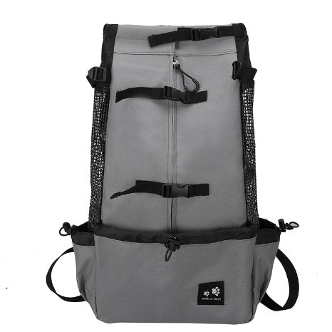 Double Shoulder Dog and Cat Travel Backpack Carrier