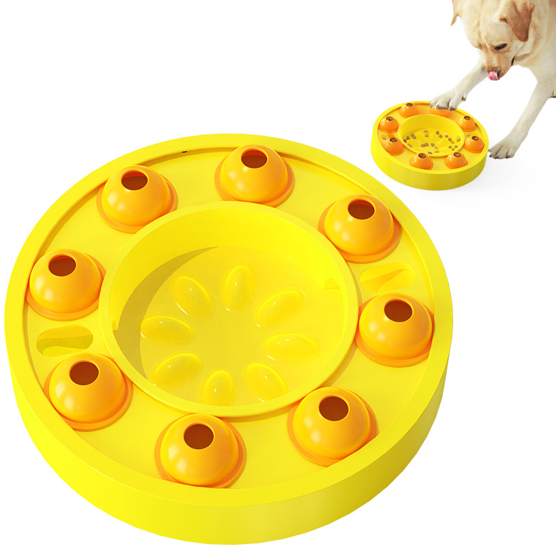 Interactive Dog Puzzle Toy Slow Feeder Treat Dispenser