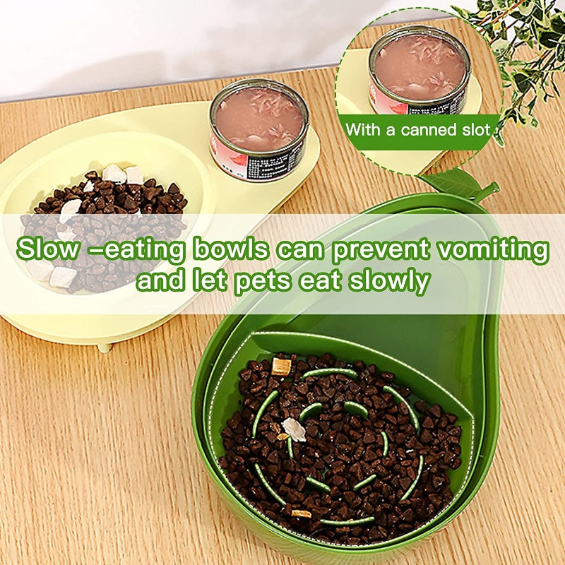 Avocado-Shaped Automatic Water and Food Feeder
