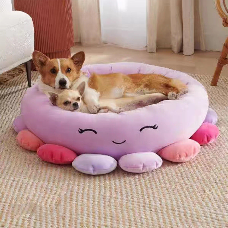 Shark Plush Pet Bed Large Ultrasoft for Dogs and Cats