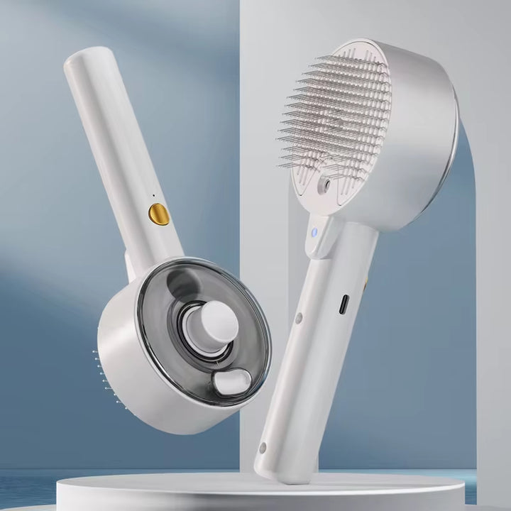 3-in-1 Electric Steam Brush for Cats and Dogs