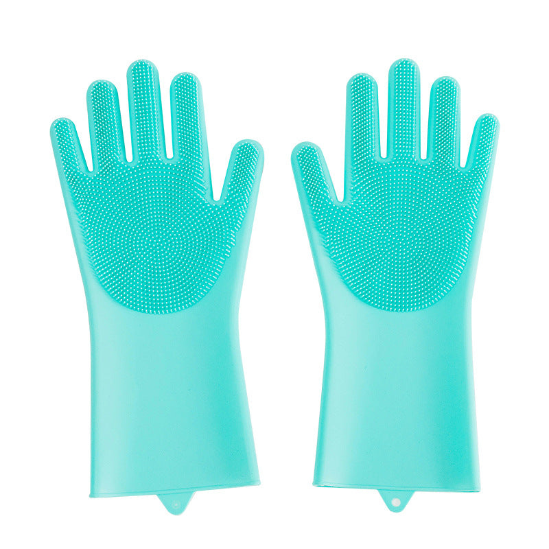 Silicone Pet Grooming Brush and Massage Gloves for Cats and Dogs