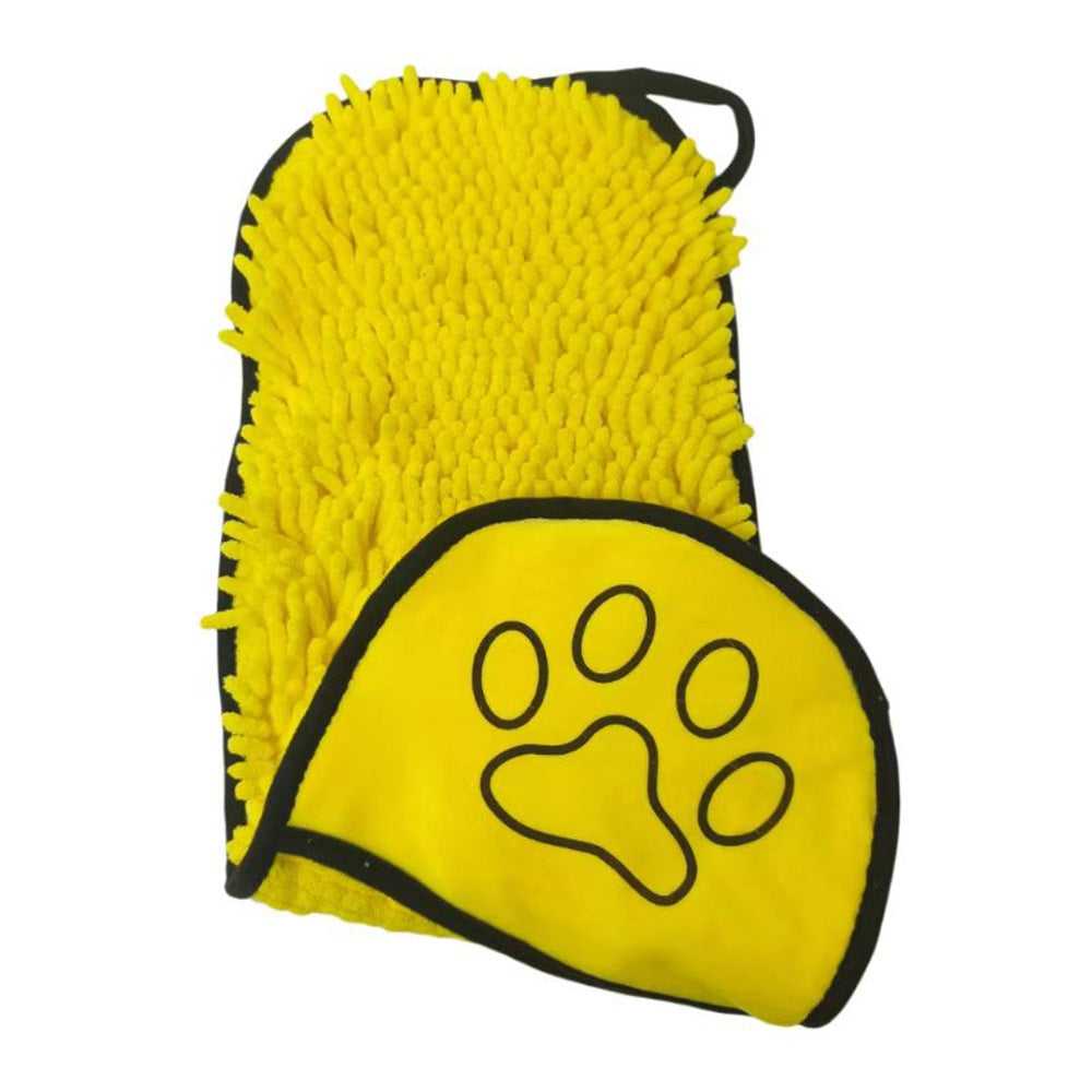 Quick-Absorb Pet Bath Towel for Cats and Dogs