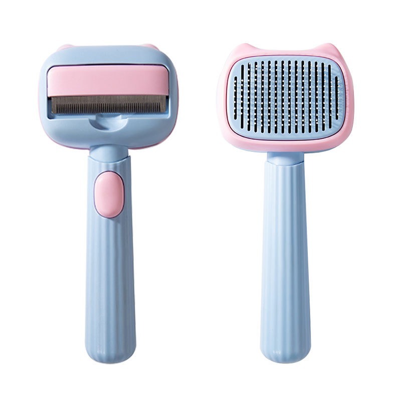 Deshedding and Dematting Pet Grooming Brush for Dogs and Cats