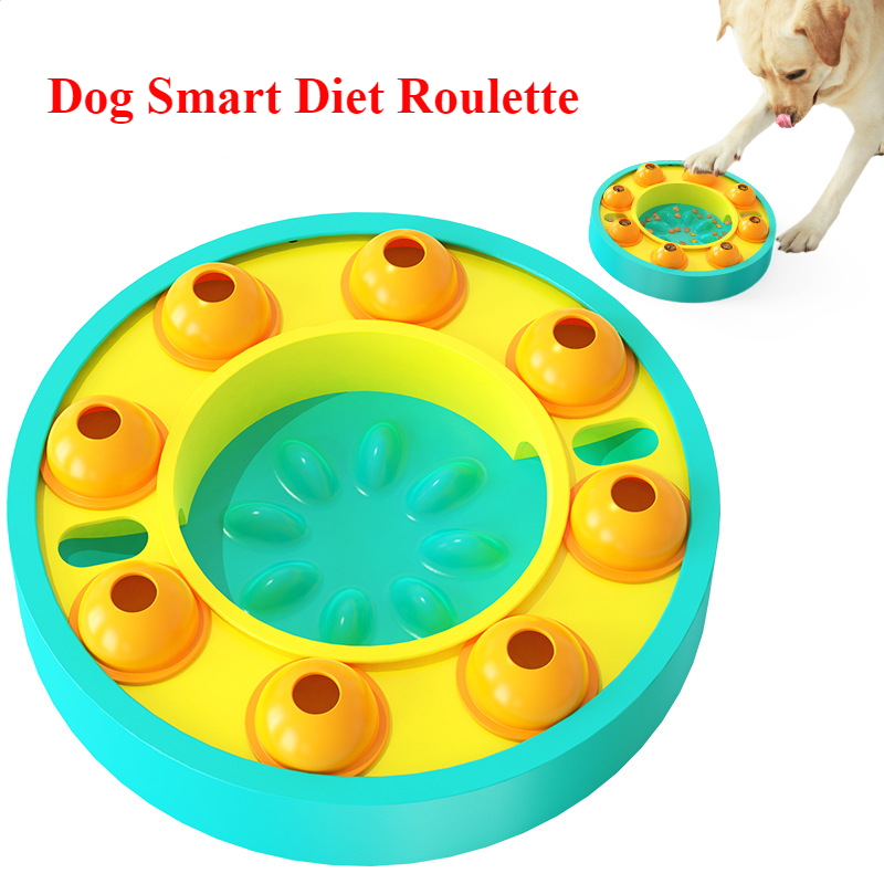 Interactive Dog Puzzle Toy Slow Feeder Treat Dispenser
