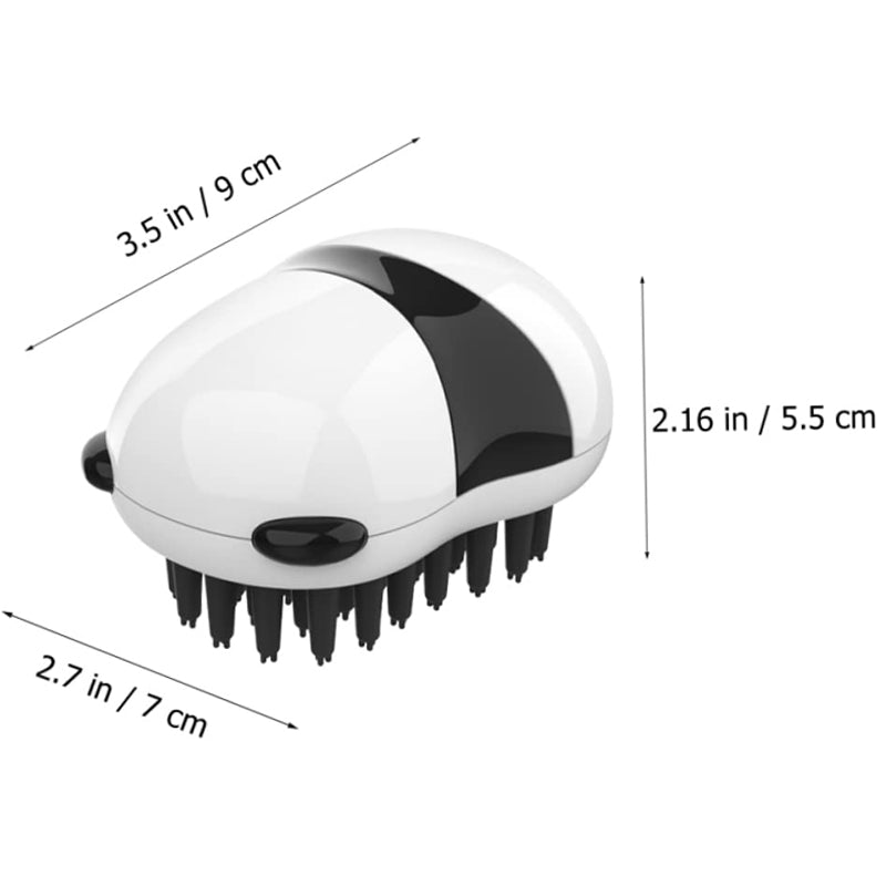Pet Bath and Grooming Brush with Hair Removal Gloves