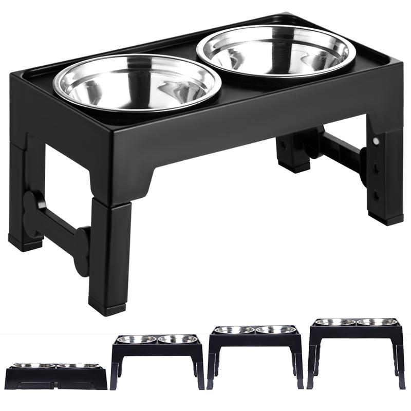 Pet Lifting Feeding Bowl Anti-Tumble Neck Protection for Dogs