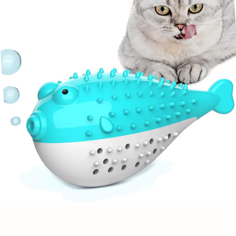 Mint Silicone Cat Chew and Teaser Toy