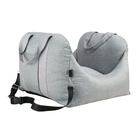 Waterproof Portable Dog Car Seat Carrier with Safety Mesh