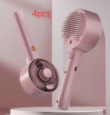 Self-Cleaning Pet Hair Remover Brush for Dogs and Cats