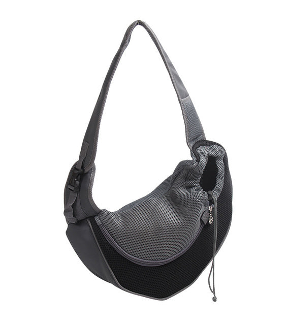 Mesh Oxford Pet Carrier Sling Bag for Dogs and Cats