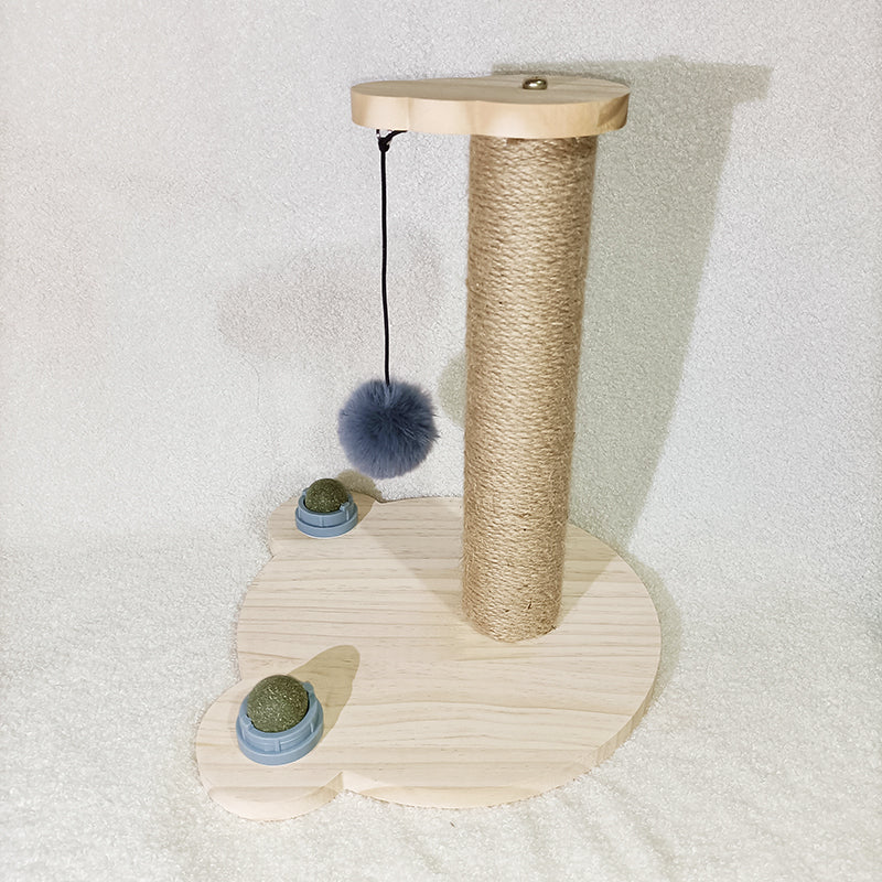Solid Wood Cat Turntable Bite Resistant Toy
