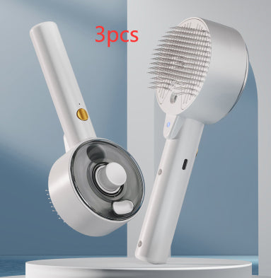Self-Cleaning Pet Hair Remover Brush for Dogs and Cats