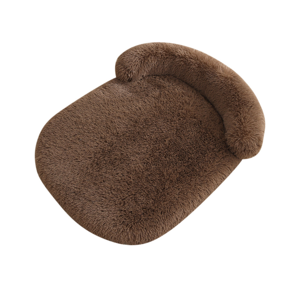 Plush Doghouse Cathouse Pet Bed Warm Cushion