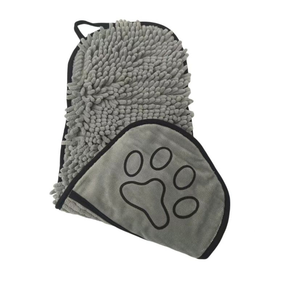Quick-Absorb Pet Bath Towel for Cats and Dogs
