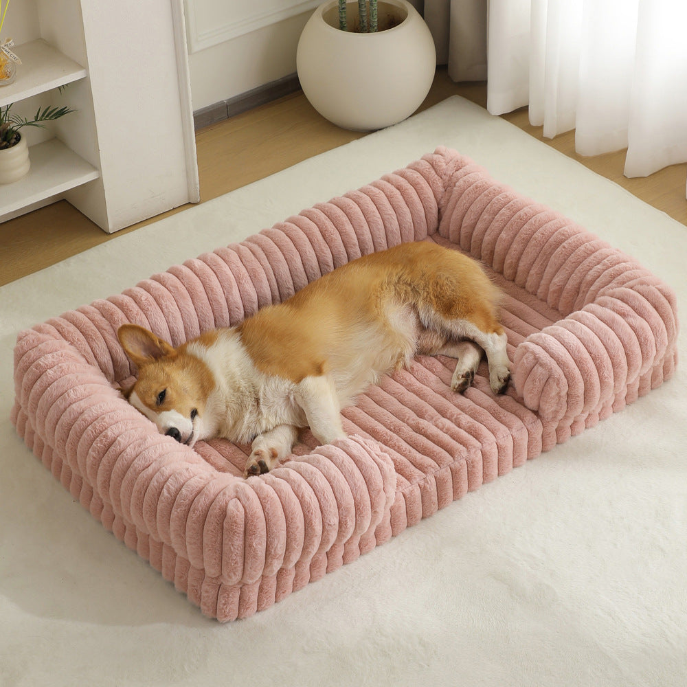 Warm Large Pet Bed Mat Soft Comfortable Cushion