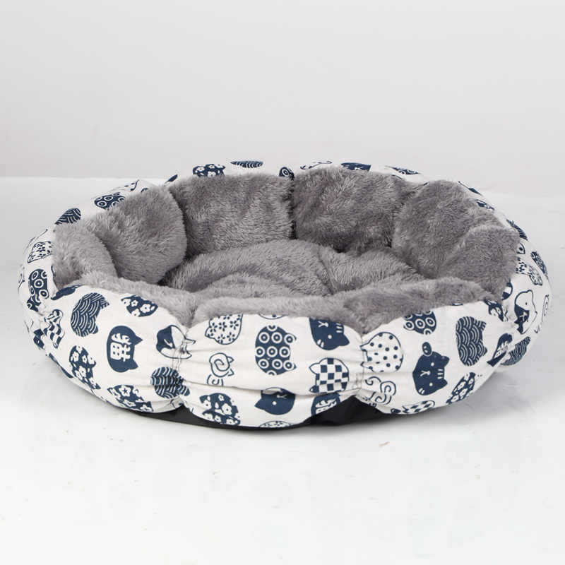 Calming Donut Cat and Dog Bed Fluffy Round