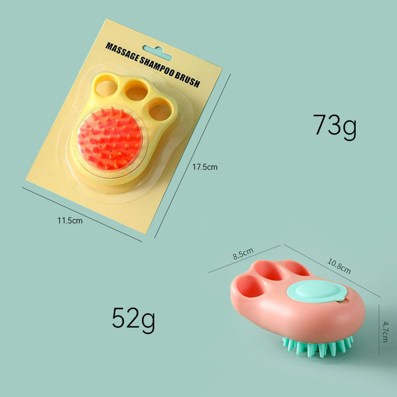 Cat and Dog Bath Massage Brush Pet Grooming Tool