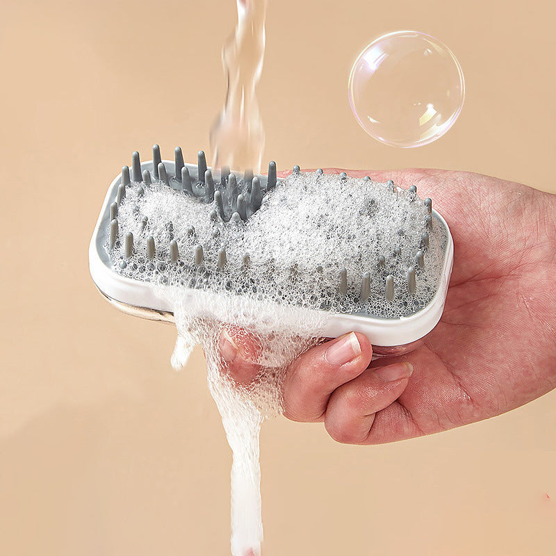 Silicone Pet Bath and Massage Brush for Dogs and Cats
