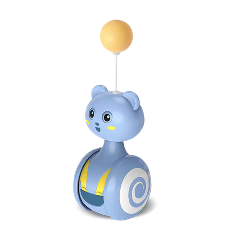 Interactive Cat Feather Wand Toy Rolling Ball Teaser