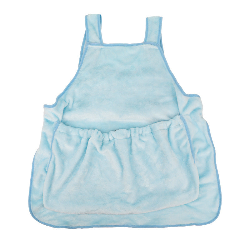 Pet Carrier Apron Plush Chest Bag for Cats and Dogs